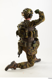 Johny Jarvis Pose Kneelign Throwing Grenade kneeling throwing grenade whole…